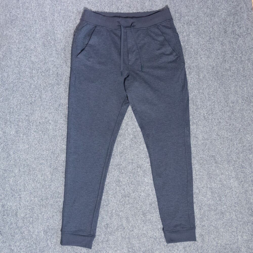 Birddogs Pants Men's Medium Blue Built-In Liner Joggers Athletic Stretch Lounge